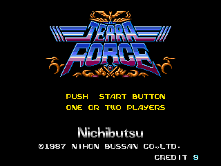 Terra Force Title Screen